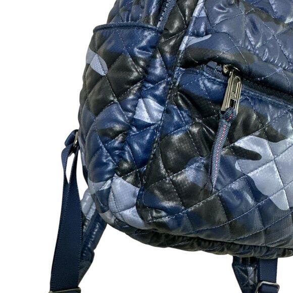 OLIVER THOMAS Bag Women\'s Quilted Mini Backpack Blue Camo main image 5